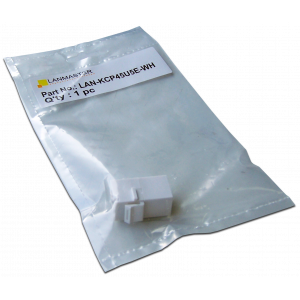 Повторитель портов RJ-45, неэкранированный, кат.5E, формата Keystone, белый